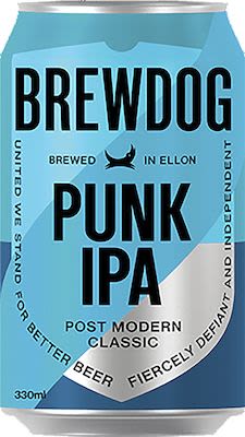 Brewdog Punk IPA 24x33 cl. cans. - Alc. 5,4% Vol.