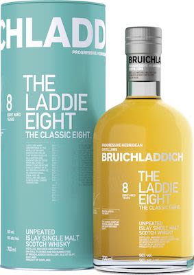 Bruichladdich Laddie 8 70 cl. - Alc. 50% Vol. In gift box.