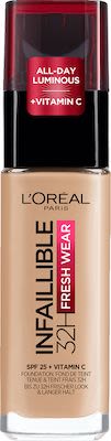 L'Oreal Paris Oa Infaillible Liquid Fresh Wear Foundation N° 145 Beige Rose 30 ml