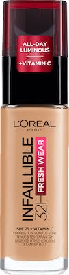 L'Oreal Paris Oa Infaillible Liquid Fresh Wear Foundation N° 250 Sabel Eclat 30 ml