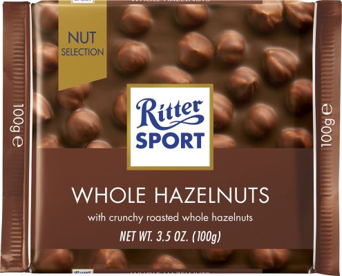 Ritter Sport Whole Hazelnuts 100 g