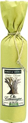 Borgo de Medici extra virgin olive oil in "old style" yellow paper 750 ml