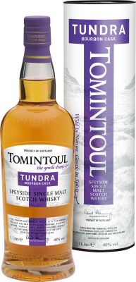 Tomintoul Tundra Bourbon Cask 100 cl. - Alc. 40% Vol. In gift box. Speyside.
