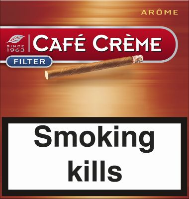 Café Crème Filter tip Red 10x10 pcs