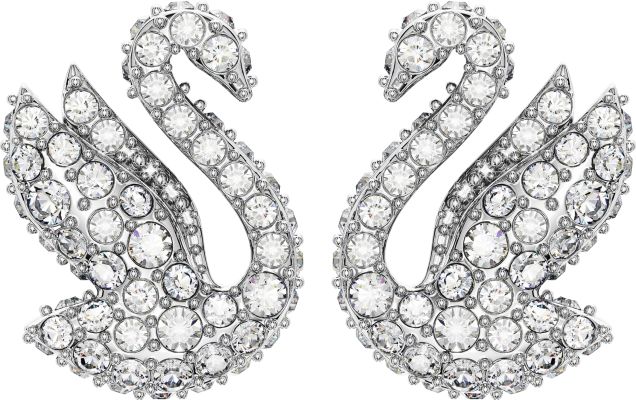 Swarovski Iconic Swan stud earrings