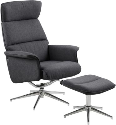 Alura recliner with footstool