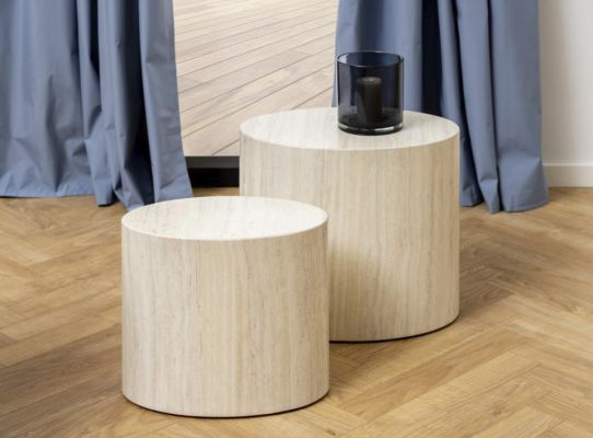 Mice oval coffee table set