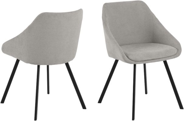 Nils dining chair with armrest
