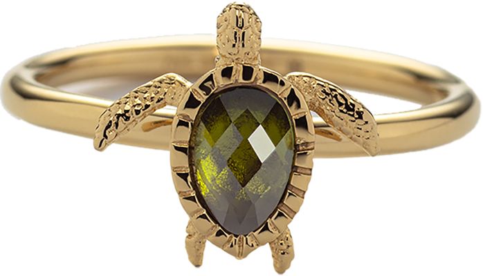 Paul Hewitt Turtle Gold Women's Ring Size 54