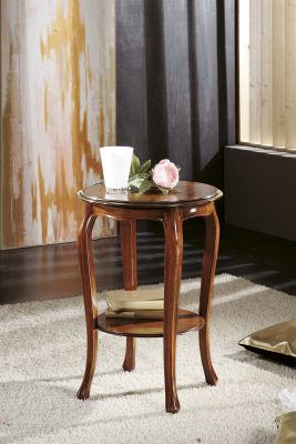 Round side table