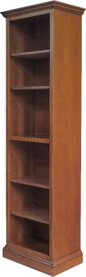 Small modular book shelve patinated cherry