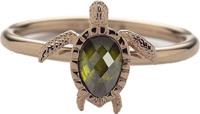 Paul Hewitt Turtle Ring Rose Gold