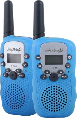 Gadgets W Wonky Walkie Talkie Bk WT-335BL