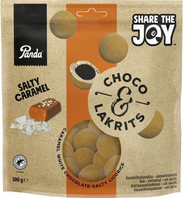 Panda Choco & Lakrits Salty Caramel 300g