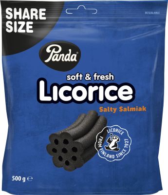 Panda Soft & Fresh Licorice Salty Salmiak 500g