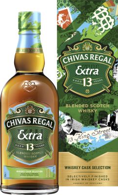 Chivas Regal 13YO Extra Irish Cask 100 cl. - Alc.  40% Vol. In gift box.