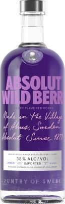 Absolut Wild Berri Vodka 100 cl. - Alc.  38% Vol.