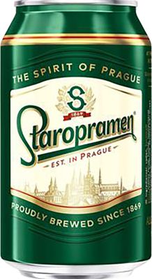 Staropramen 24x33 cl. cans - Alc.  5% Vol.