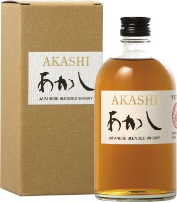 Akashi Japanese Blended Whisky 50 cl. - Alc. 40% Vol. In gift box.