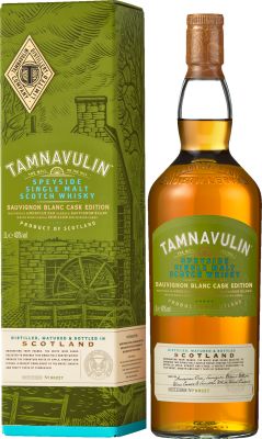 Tamnavulin Sauvignon Blanc Cask Edition Speyside Single Malt 100 cl. - Alc. 40% Vol. In gift box.