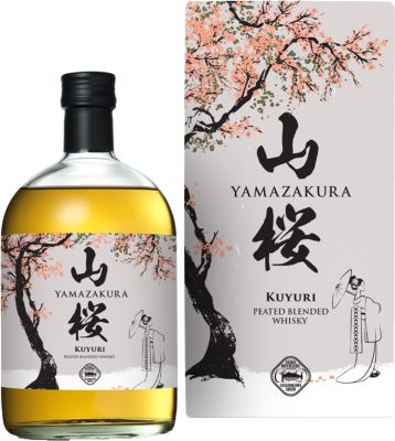 Yamazakura Kuyuri Peated Blended Whisky 70 cl. - Alc. 45% Vol. In gift box.