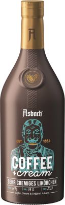 Asbach Coffee + cream Liqueur 70 cl. - Alc. 15% Vol.