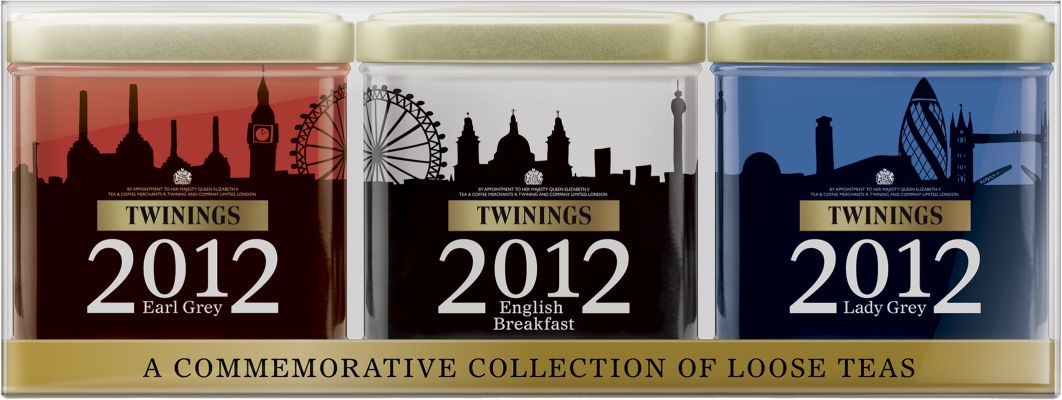 Twinings Skyline Tea Collection.  A collection of Earl Grey, English Breakfast and Lady Grey Tea.