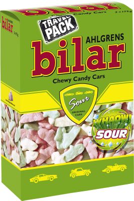 Ahlgrens Bilar Sour 3 x 130 g