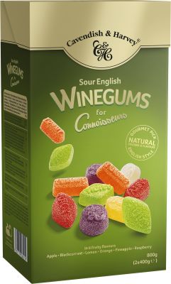 Cavendish & Harvey Sour English Winegums 800 g