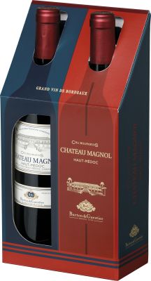 Château Magnol Haut-Médoc AOC, Cru Bourgeois twinpack 2x75 cl. - Alc. 13% Vol.