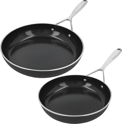 Demeyere Fry pan set 2 black aluminium