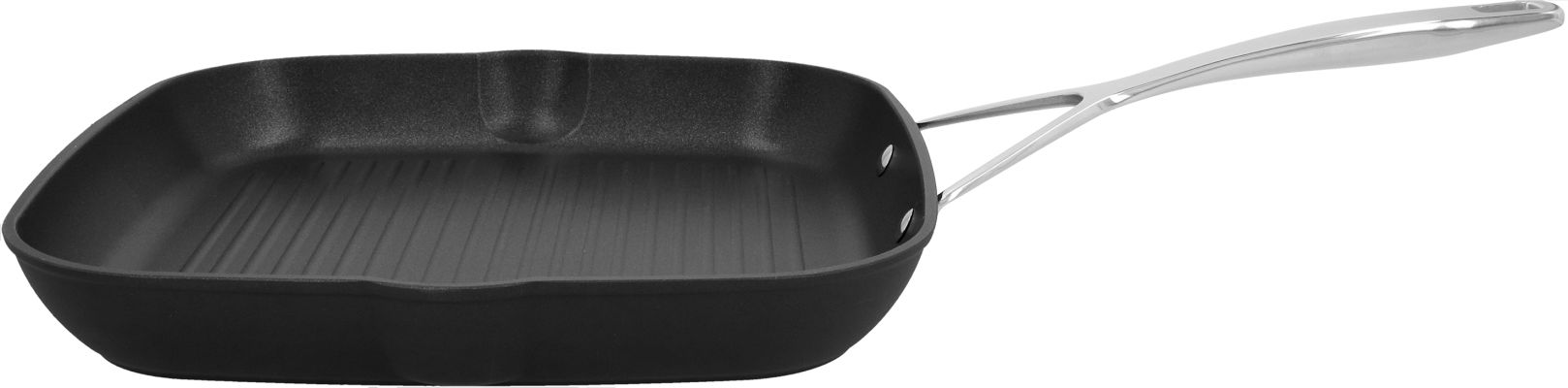 Demeyere Grill pan 28x28 black PTFE alu