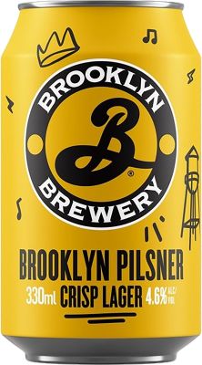 Brooklyn Pilsner 6x33 cl. cans. - Alc. 4,6% Vol.