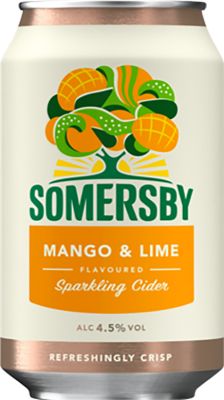 Somersby Mango & Lime Cider 24x33 cl. cans. - Alc. 4,5% Vol.