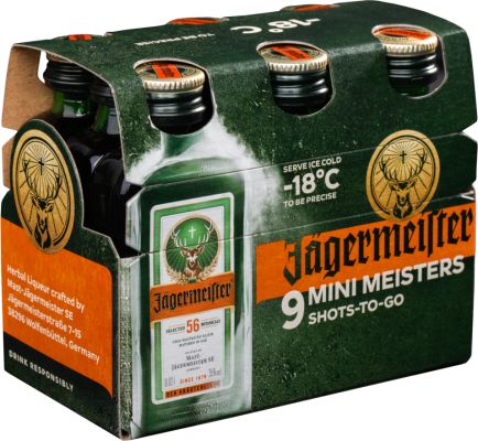 Jägermeister 9x2 cl. - Alc. 35% Vol. – Jägermeister | EUR 10.00