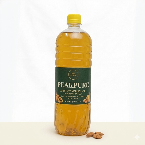 Pure Apricot Kernel Oil (Khubani Oil) - 1000g