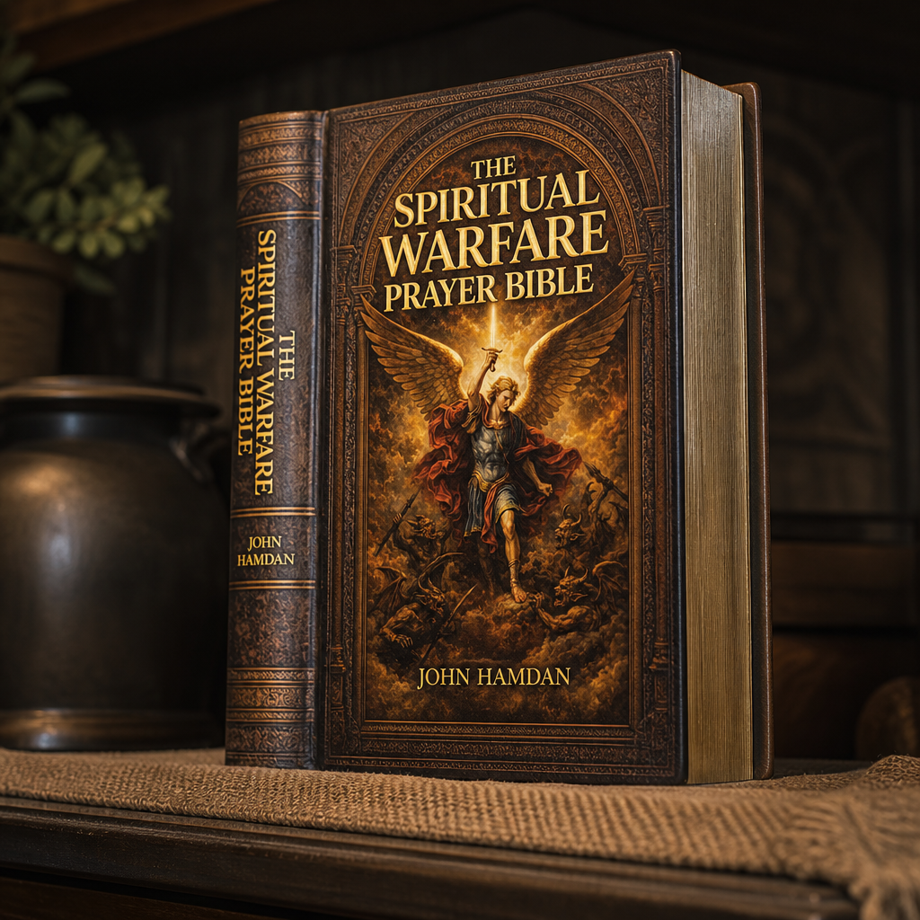 The physical book with its companion components on a shelf where a kept resource lives