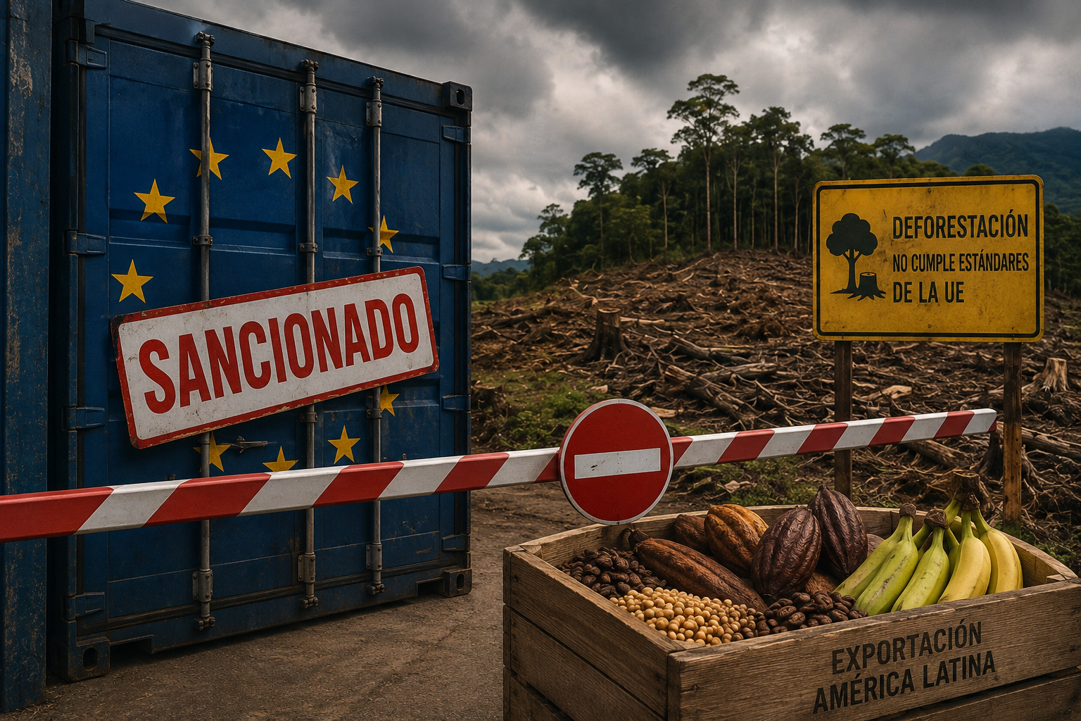 UNIÓN EUROPEA SANCIONARÁ LAS EXPORTACIONES AGRÍCOLAS LATINAS RELACIONADAS CON DEFORESTACIÓN