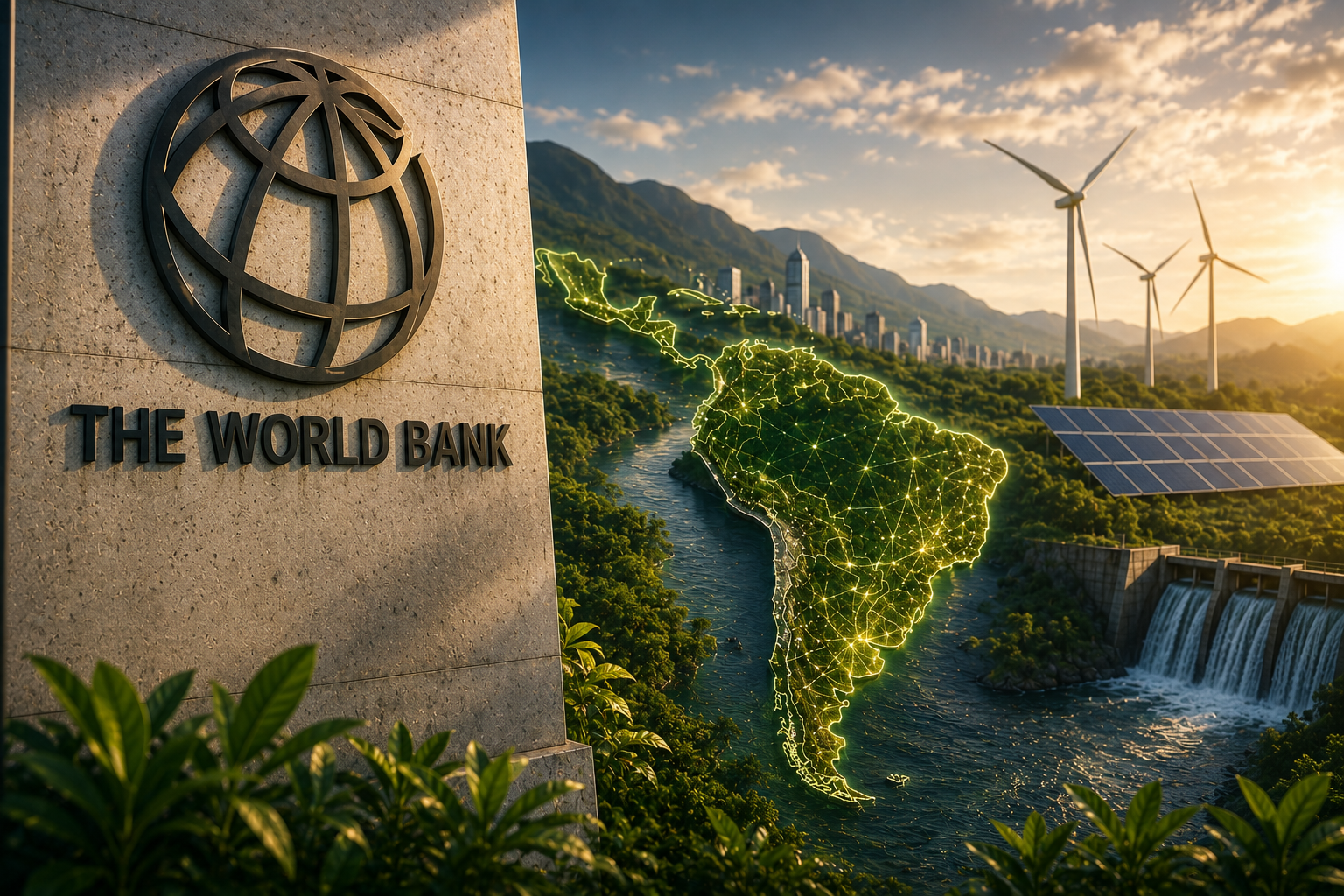 EL BANCO MUNDIAL APRUEBA UN FONDO DE 3 200 MILLONES DE DÓLARES PARA LA TRANSICIÓN ENERGÉTICA EN LATAM