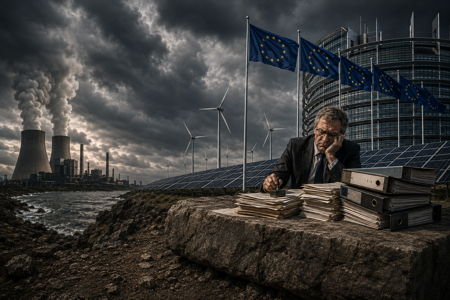 EL SUICIDIO ENERGÉTICO EUROPEO: LA BUROCRACIA DE BRUSELAS SE QUEDÓ EN LA EDAD DE PIEDRA