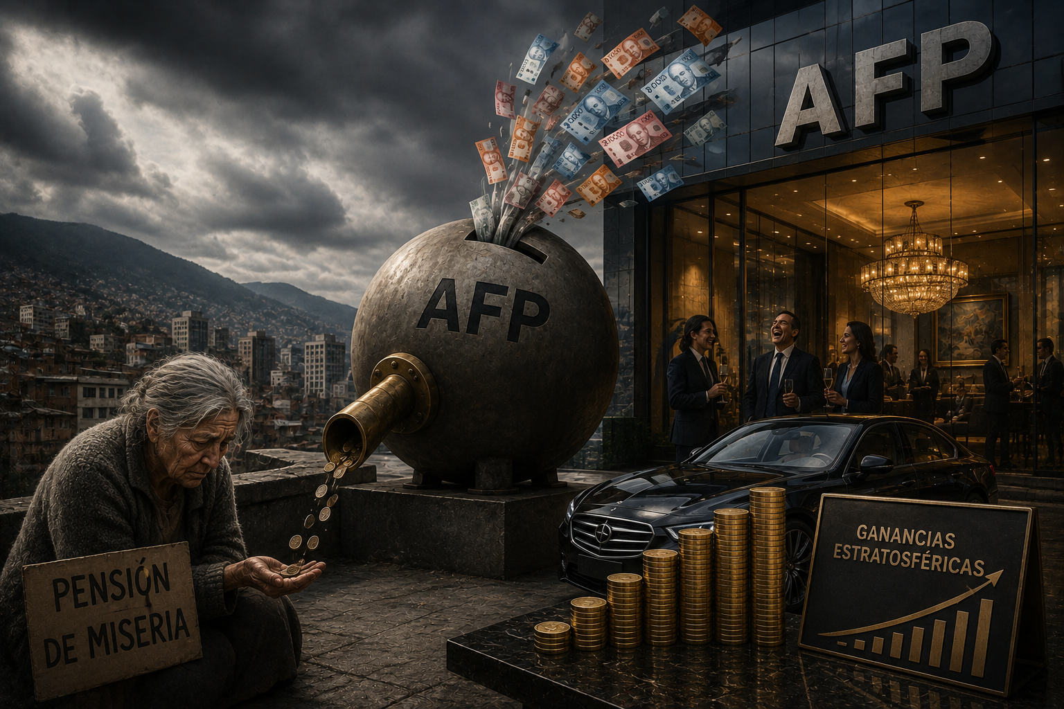EL NEGOCIO REDONDO DE LAS AFP: JUBILACIONES DE MISERIA Y GANANCIAS ESTRATOSFÉRICAS