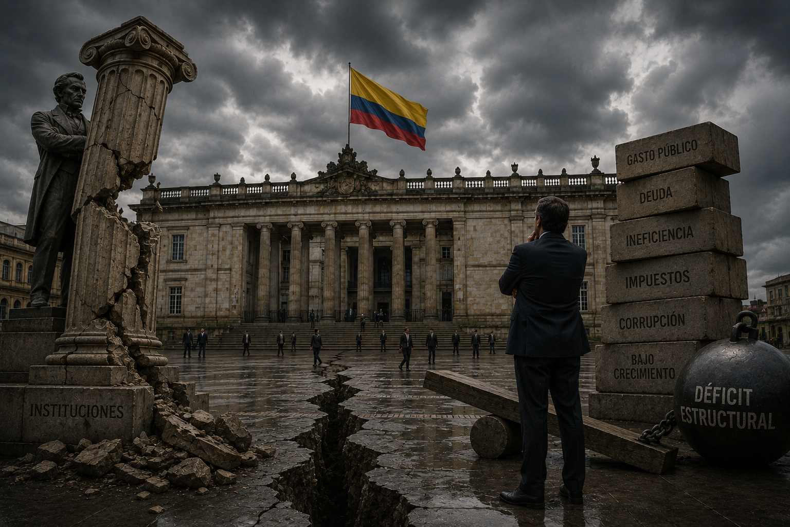 LA RESTAURACIÓN CONSERVADORA NO RESOLVERÁ EL DÉFICIT ESTRUCTURAL EN COLOMBIA