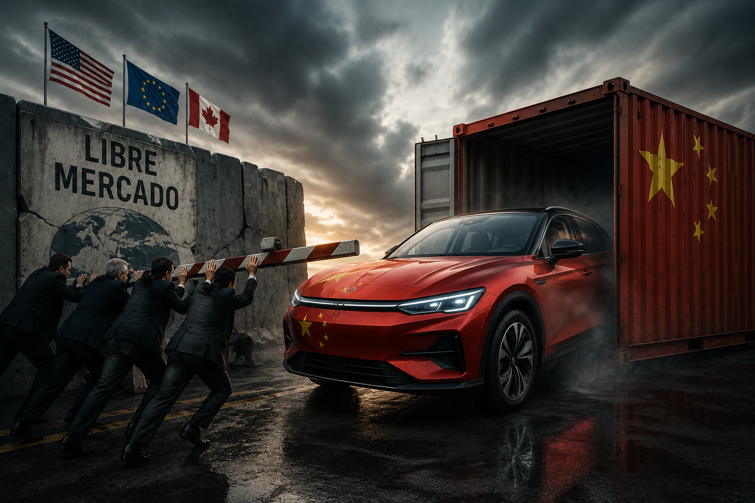 EL MIEDO DE OCCIDENTE A LOS CARROS CHINOS Y EL TRISTE ADIÓS AL MITO DEL "LIBRE MERCADO"