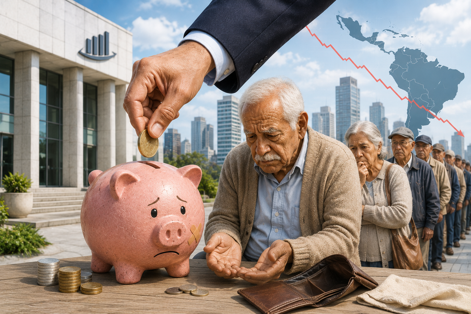 EL ROBO A LAS JUBILACIONES: ¡CÓMO LAS ADMINISTRADORAS DE FONDOS DE PENSIONES (AFP) DEJAN SIN DINERO A LOS VIEJITOS EN LATINOAMÉRICA!
