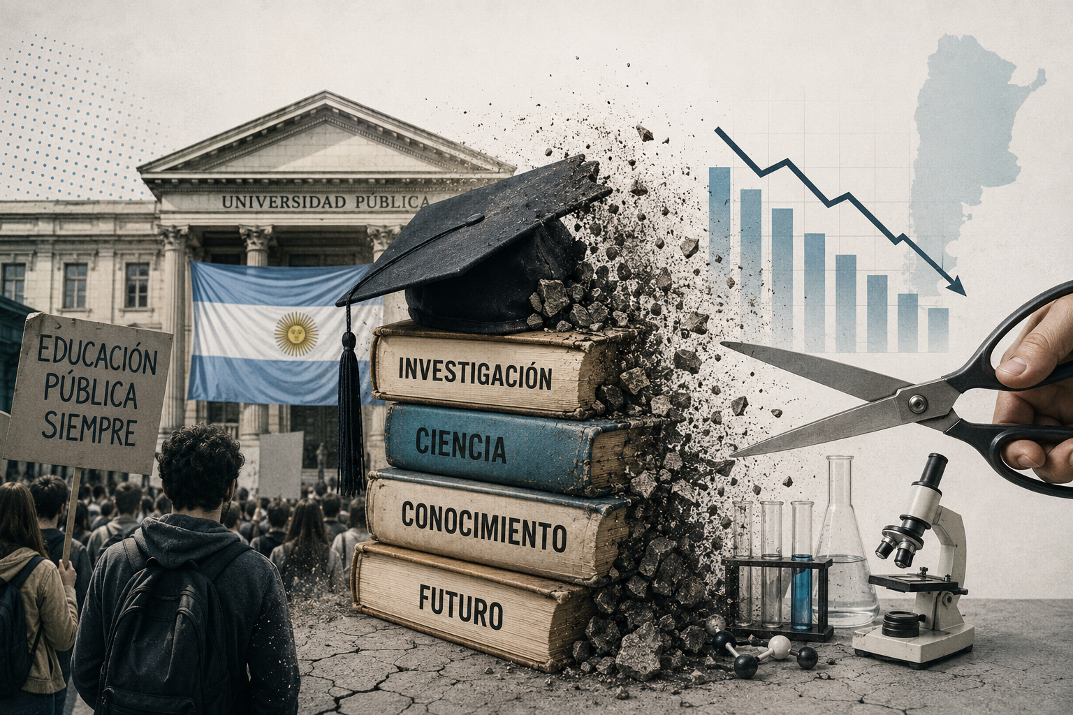 EL DESMANTELAMIENTO DE LA UNIVERSIDAD PÚBLICA Y LA CIENCIA EN ARGENTINA