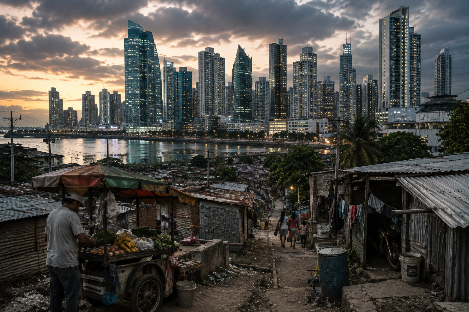EL ESPEJISMO DE LOS RASCACIELOS DE PANAMÁ EN CONTRASTE CON LA INFORMALIDAD