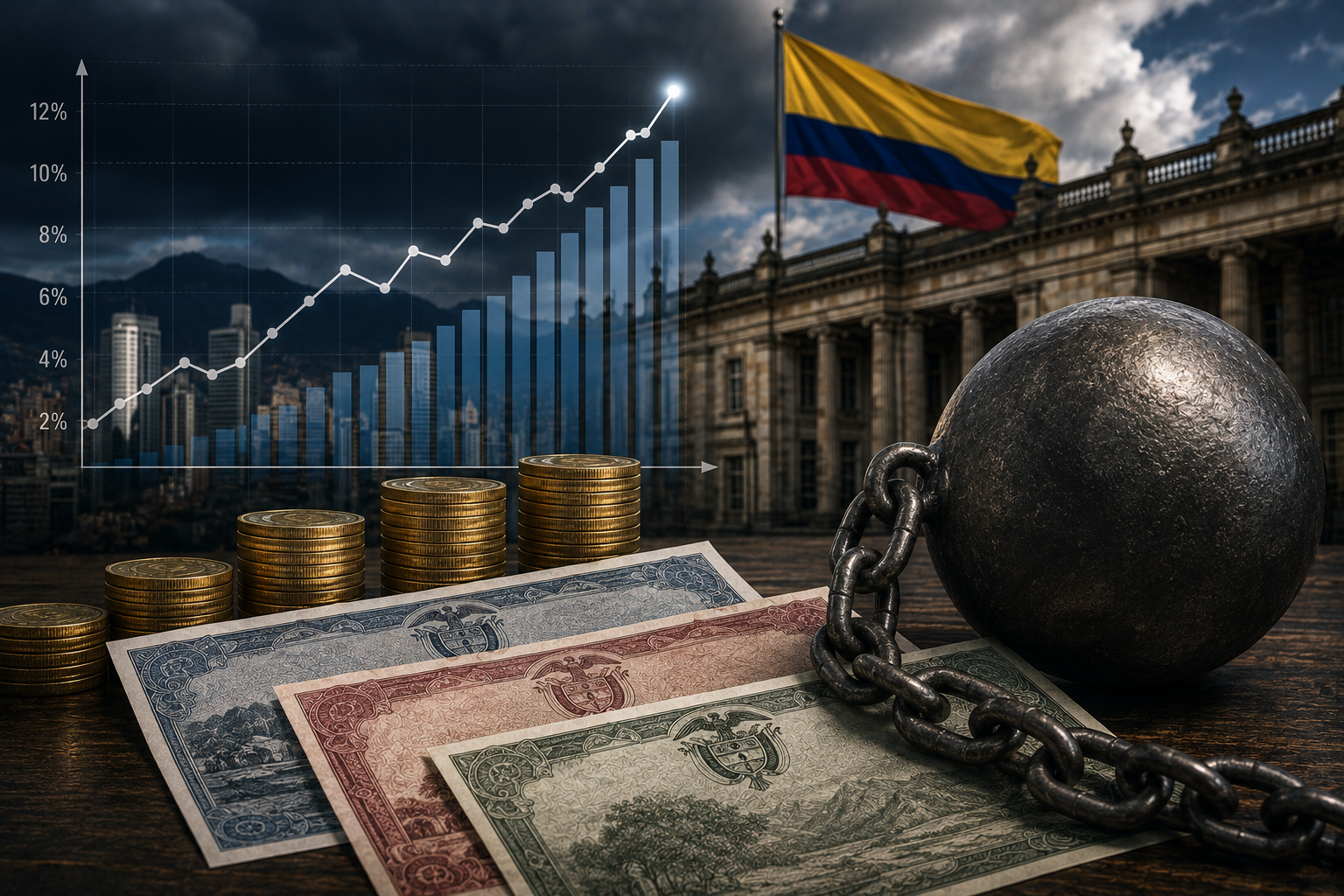 EL RENDIMIENTO DE LOS BONOS TES Y LA CARGA DE LA DEUDA INTERNA DE COLOMBIA