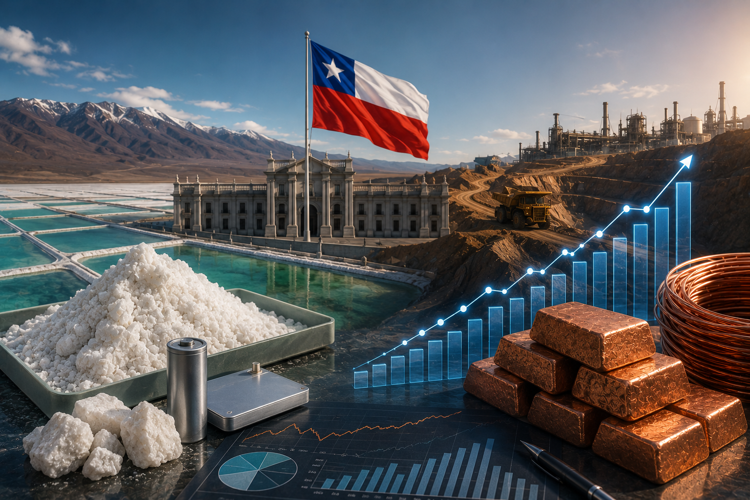 CONTROL MAYORITARIO ESTATAL DEL DEL LITIO DE CHILE Y CREACIÓN DE UN FONDO DE DIVERSIFICACIÓN POR LOS ALTOS PRECIOS DEL COBRE