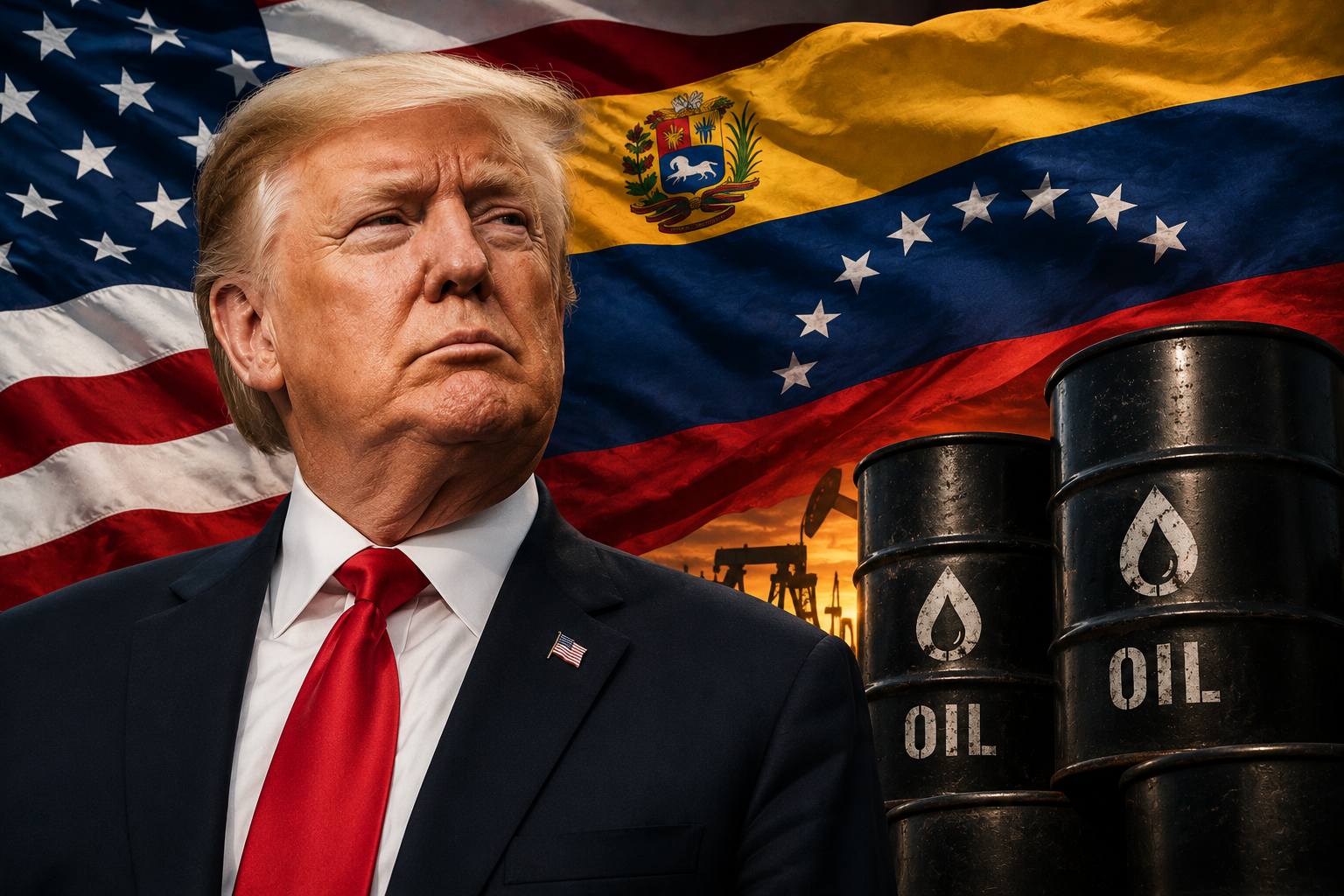 DONALD TRUMP ANUNCIA ACUERDO PETROLERO CON VENEZUELA Y GENERA DUDAS SOBRE SU VIABILIDAD