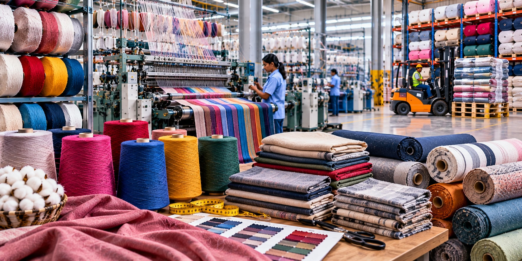 Textiles, Yarn & Fabrics